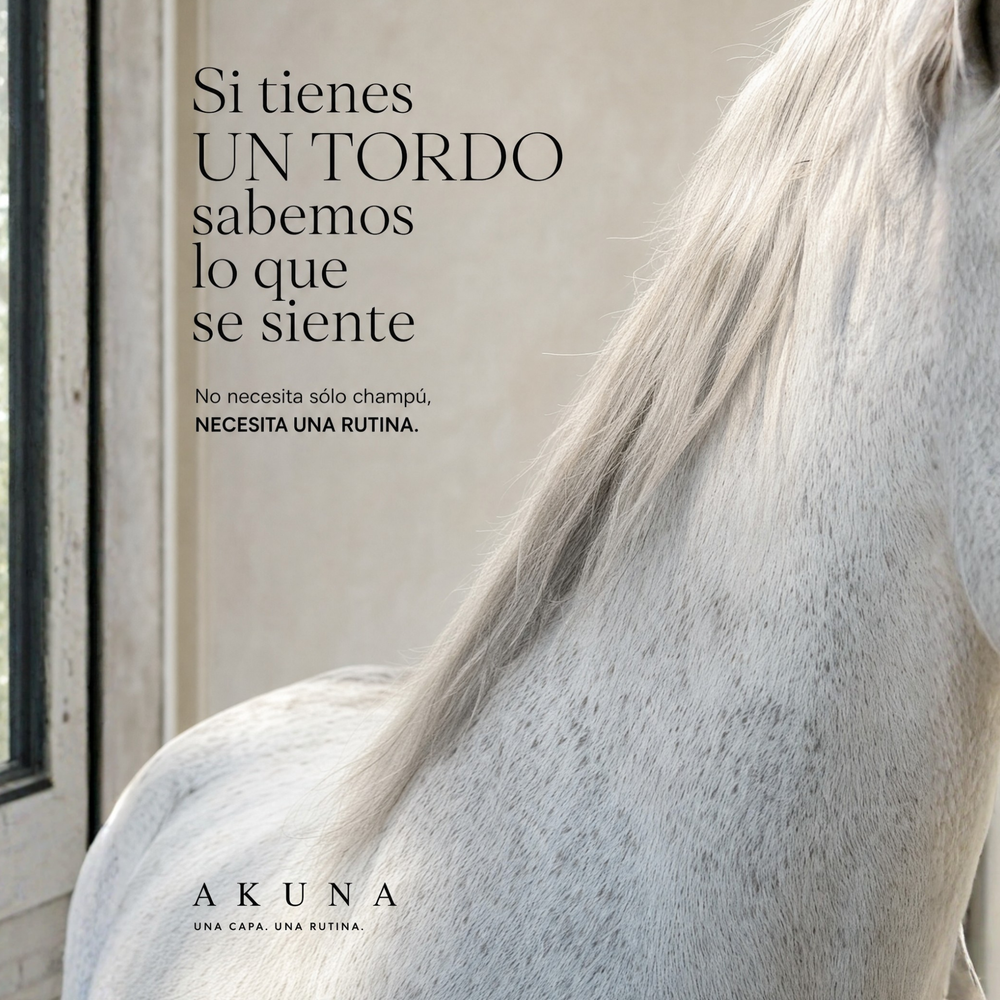 AKUNA Tordo Ritual – Rutina Completa para Caballos Tordos