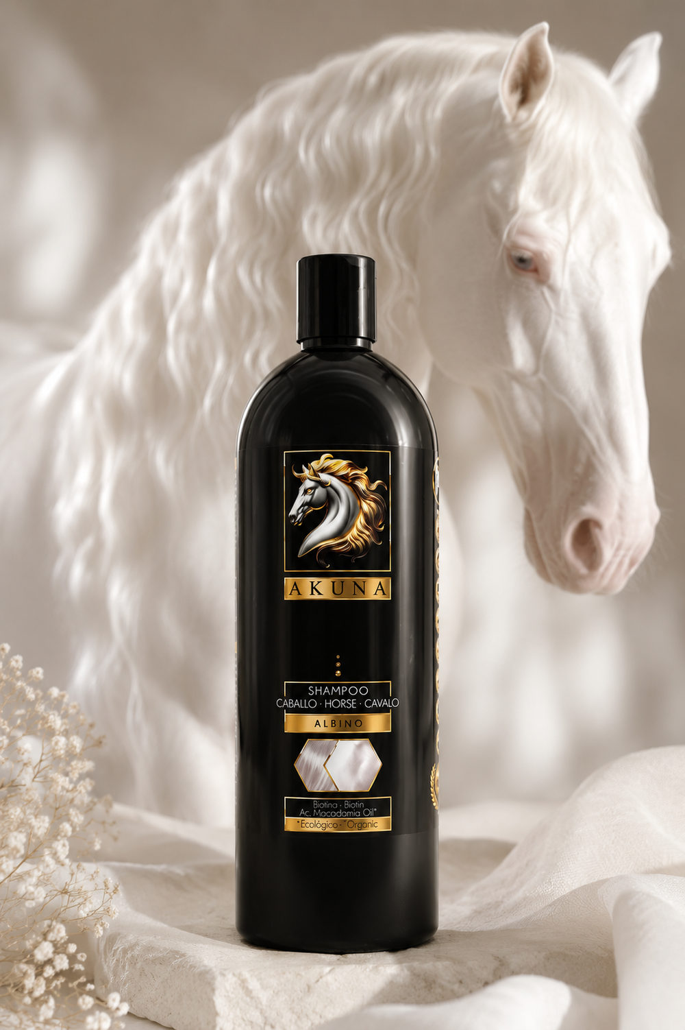 Champú Albino – Caballos Albinos y de piel clara 1L | 5L