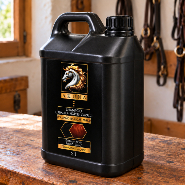 Champú Castaño – Caballos Castaños claros o encendidos 250 ml |  1L | 5L