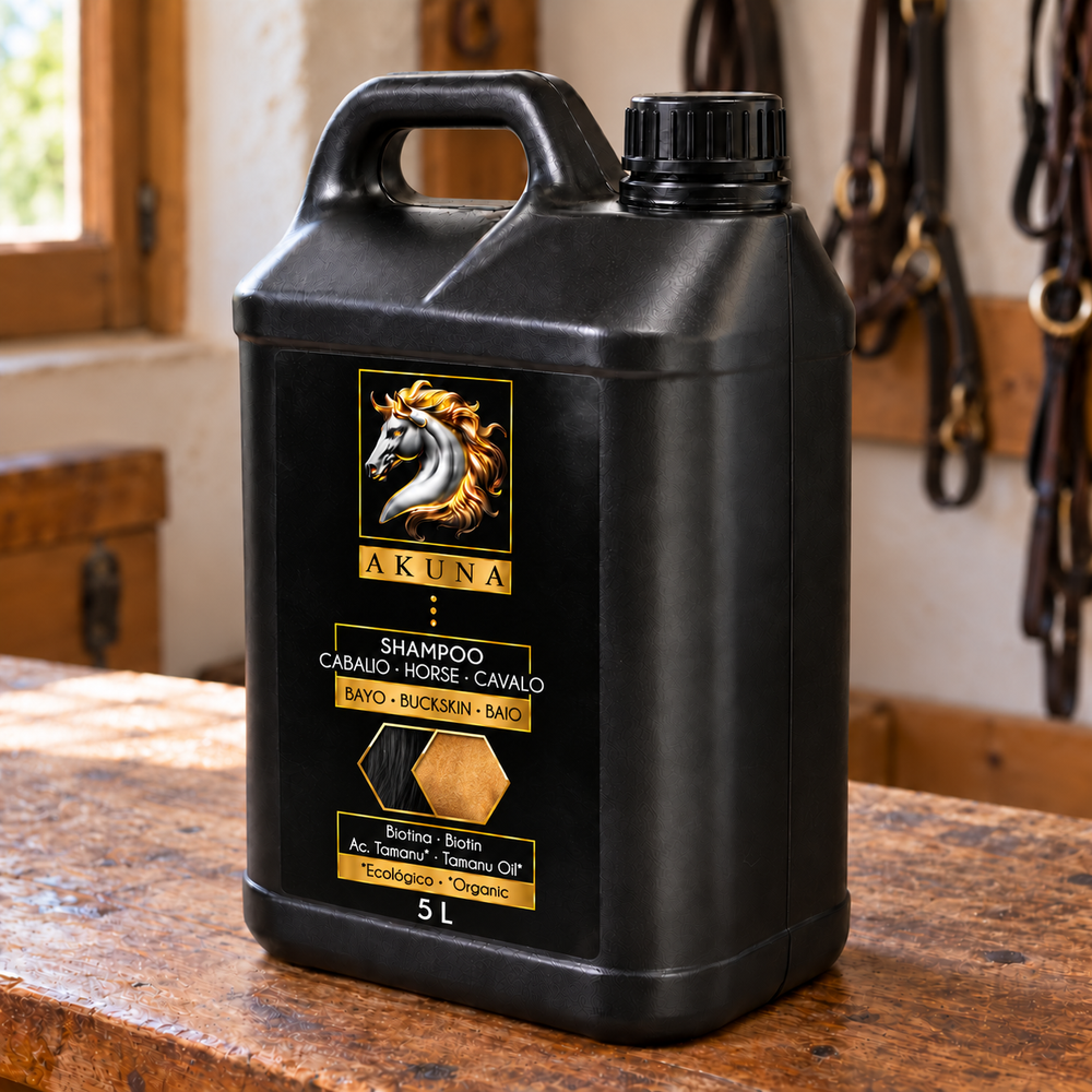 Champú Bayo – Caballos Dorados y Buckskin 250 ml | 1L | 5L