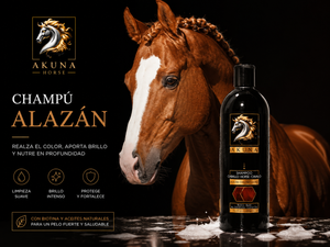 Champú Alazán – Caballos Rojizos y Castaños Claros 1L | 5L