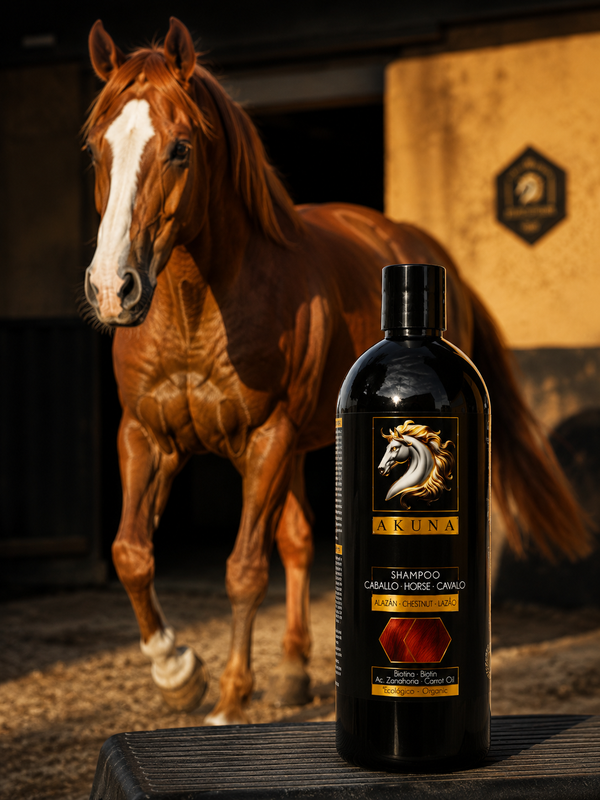 Champú Alazán – Caballos Rojizos y Castaños Claros 1L | 5L
