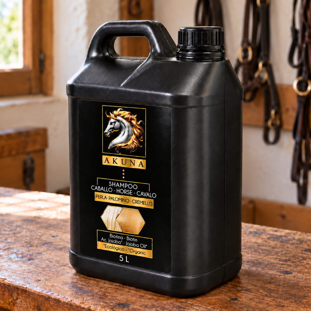 Champú Perla – Caballos Palomino y Cremello 250 ml | 1L | 5L